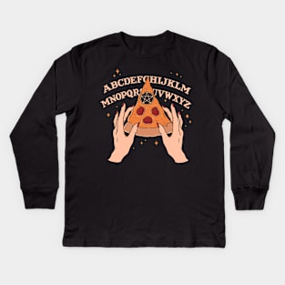 Ouija Pizza Kids Long Sleeve T-Shirt